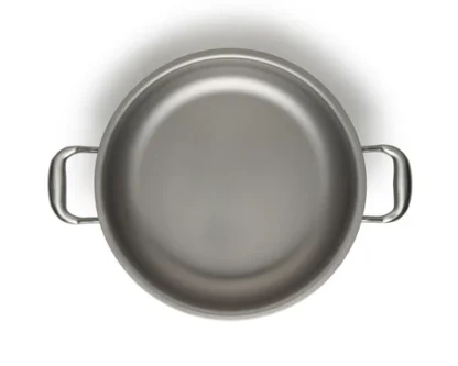 Bratentopf ∅ 30 cm - Oberfläche aus Reintitan – Bild 2