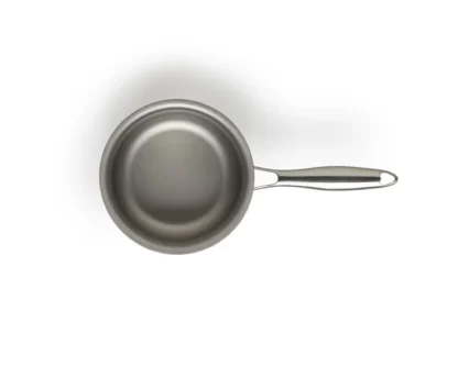 Stielkasserolle ∅ 16 cm - Oberfläche aus Reintitan – Bild 2
