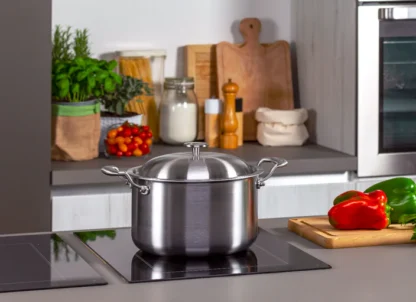 Topf ∅ 24 cm – Oberfläche aus Reintitan – Bild 7