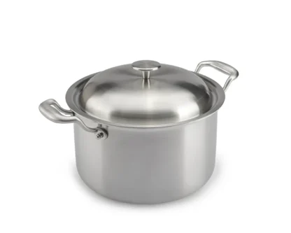 Topf ∅ 24 cm – Oberfläche aus Reintitan – Bild 8