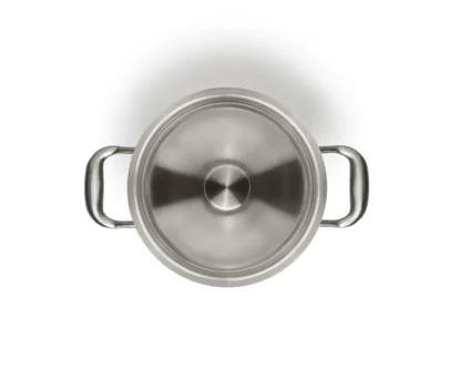 Kochtopf ∅ 20 cm – Oberfläche aus Reintitan – Bild 3