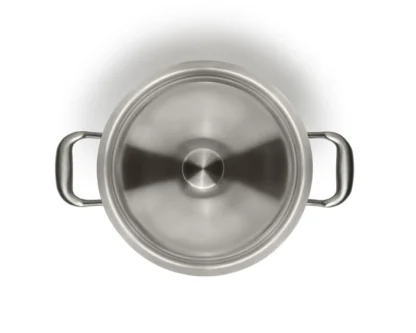 Topf ∅ 24 cm – Oberfläche aus Reintitan – Bild 3