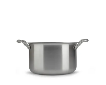 C2 – teiliges Set – 3 -ply Topf Ø 24 cm - Oberfläche aus Reintitan – und Reintitan Dämpfeinsatz Ø 24 cm – Bild 6